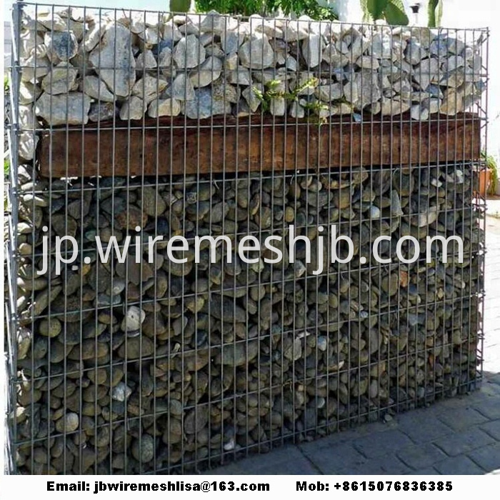 Hot Dipped Galvanized Welding Stone Cage Net